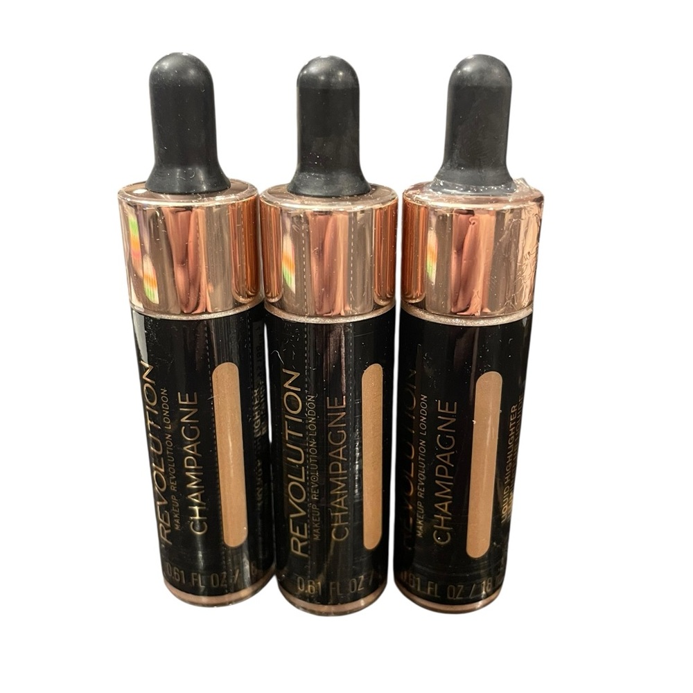 Makeup Revolution London Liquid Highlighter‎ Champagne Vegan Cruelty Free